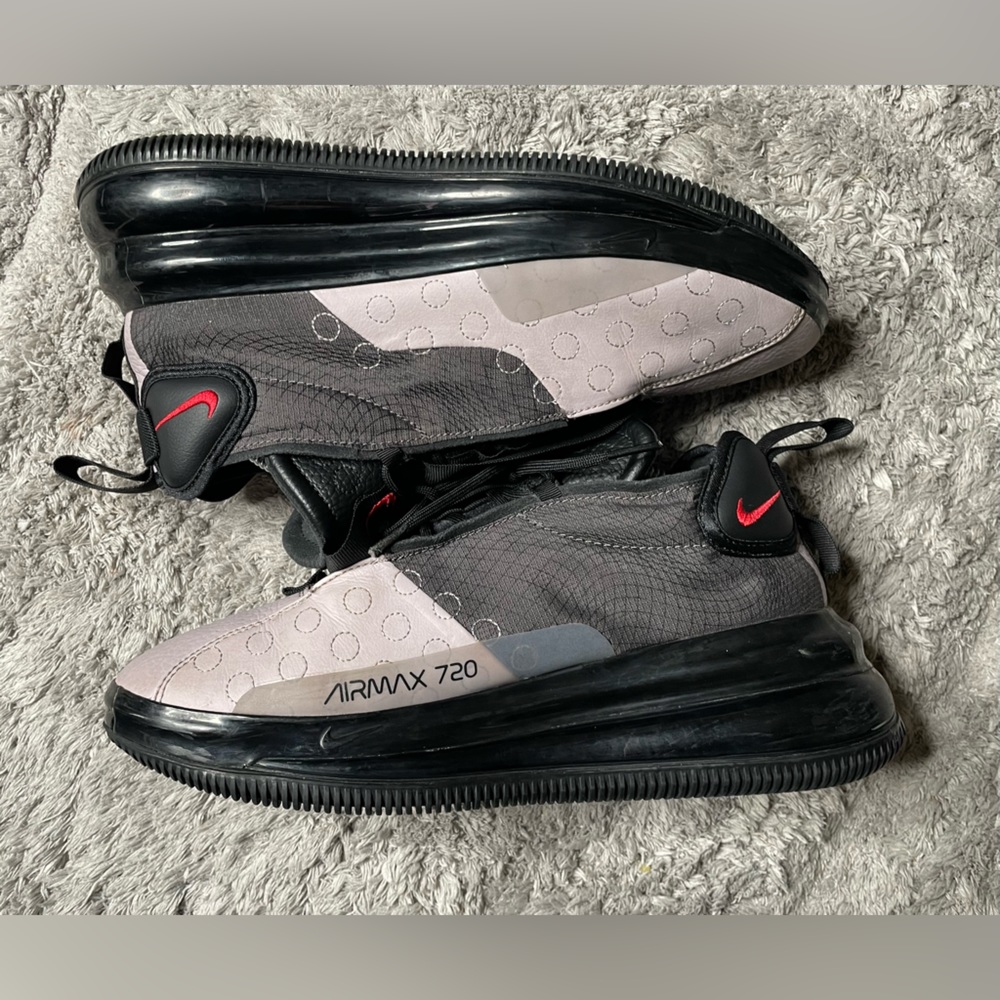 🏀 RARE Mens Nike Air Max 720 Waves Silver Lilac  BQ4430-001 Shoes Size 8.5